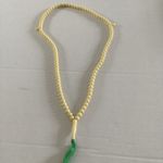 99 Bead Yellow Tasbih Islamic Prayer Beads Misbaha Cream Green Tassel