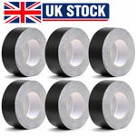 6 Rolls Butyl Joist Tape 1-5/8" x 50ft Waterproof Decking Flashing Tape Black