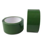 GREEN PACKING TAPE (48mm x 66m) Strong Low Noise Adhesive Parcel Box Packaging