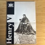 RSC Henry V KENNETH BRANAGH 1984 Souvenir Vintage Theatre Programme