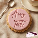 Make It Yours Cookie/Biscuit Stamp Custom Text Fondant Embosser Premium Delivery