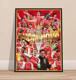Arsenal Champions 25/26 Art Poster