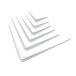 White London Shelf Bracket L Shape Steel Wall Support Heavy Duty All Sizes