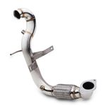 STAINLESS EXHAUST FRONT DECAT DOWNPIPE PIPE FOR FORD FOCUS MK3 1.6 TDCI 12-15