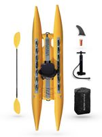 The Catamaran Kayak Raft - Stable, Safe, Portable - Bare Bones Package