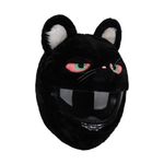 Cartoon Black Cat Motorcycle Helmet Cover Full Face Sleeve Sturdy