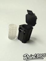 Tough 3D Printed 1oz Bullion Coin Tube – Holds 10 Coins – Stackable Storage Case