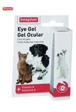 BEAPHAR EYE CARE GEL DOG CAT RABBIT HAMSTER VITAMIN A RELIEVES IRRITATION 5 ML 