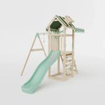 Climbing Frame With Single Swing - Eldertree Forest I Waltons