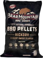 Hardwood Pellets, Bear Mountain BBQ 100% All-Natural, Hickory Flavor (40 lb)