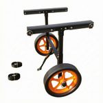 Folding Kayak Trolley Black and Orange Kayak Trolley Portable for Outdoor