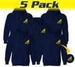 5 Pack Gas Safe Register Hoodie Engineer Work Staff Men Plumber Gas Fitter 