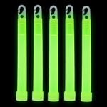 Green Premium Large 6" Long Thick Glow Sticks Neon Party Light Festival Lures