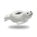 Doli Yearning Seal Baby Bath Thermometer Toddlers Floating Bath Toy White
