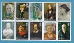 GB 2006 - National Portrait Gallery Set of 10 Stamps SG 2640 - SG 2649, MNH