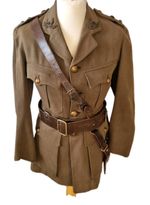 WW1 British Army Lieutenant Uniform Jacket Royal Warwickshire Regt & Sam Browne