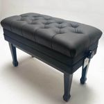 Steinhoven "CONCERTO" Adjustable Double Piano Bench with Book Storage, Polish...