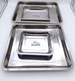 Stainless Steel Flat edges Roasting-Baking Tray/Oven Deep Dish/Cooking Sheet Pan