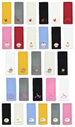 Pack Of 3 Tea Towel Large Cotton Rich Embroidered Chicken Sheep Cupcake 5 Design