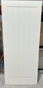 NEW STYLE  LIGHTWEIGHT WHITE PRIMED MEXICANO DOORS 1981mm X 686mm X 35mm