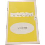 Old Vic Company Theatre Programme 1954/1955 Macbeth William Shakespeare