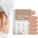 50Pcs Castor Oil Pack Wrap, Organic Cotton Castor Oil Patches for Belly Button