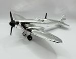 Vintage Dinky Toys Spitfire MkII Plane Chrome Finnish