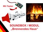 3D-Scale Soundbox Sound Module For Model Railway 5V Black With Speaker + Button