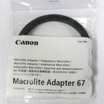 Canon Macrolite Adapter 67 67mm for MR & MT24 Ringlite Canon 67 ML Macro 