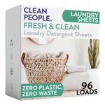 Clean People Laundry Detergent Sheets - Recyclable Packaging, Hypoallergenic, St