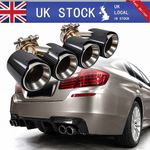 FOR BMW 5 SERIE F10 F11 6 SERIE F12 F13 M5 M6 STYLE QUAD EXHAUST TIPS TAILPIPES