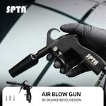 SPTA High Volume Air Clean Blow Gun Anti-slip Handle with Powerful Flow Nozzle