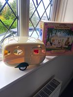 Sylvanian Families Cream Plastic Camper/Caravan Vehicle, No Assembly, Age 4+