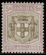 JAMAICA EDVII SG45, 5s grey & violet, M MINT. Cat £60.