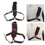 Medieval Shoulder, Binding Rope Retro Back Sheath PU Leather