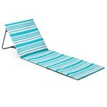 Beach Mat With Adjustable Backrest Folding Sun Lounger Chair With Carry Handle