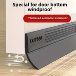Door Bottom Seal Strip Self Adhesive Silicone Rubber Draft Excluder