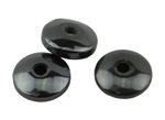 Pack of 50 Hematite 7x3mm Rhondelle Beads (37887-123)
