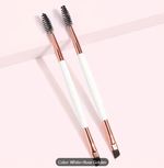 Eye Brow Brush Set 2 X Eyelash Comb Angled Eyebrow Brush Spoolie Brush Make up
