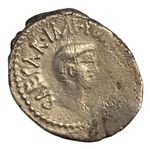 Mark Antony & Octavian Dual-Portrait Denarius 41 BC Roman Republic 