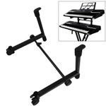Keyboard Stand Extension Adapter 2 Tier Piano Keyboard Stand Riser 38-69cm UK