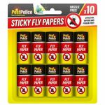 10 Fly Insect Catcher Paper Sticky Glue Bug Trap Killer Strong Roll Tape Strip