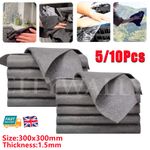 10PCS Thicken Magic Glass Cleaning Cloth Dishcloth Lint Free Rag Polish Cloth UK