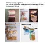 Tapestry Loom Simple Operation Craft Wooden Weaving Loom Kit For Kids Begi ;