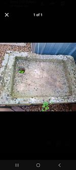 old stone sink 