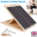 Professional 5 Levels Calf Stretcher Incline Board Ankle Wooden Slant Board UK