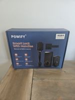 POWIFY Front Door Lock Handle Set WiFi Keyless Entry Fingerprint Smart Deadbolt