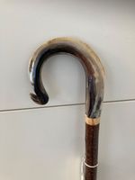 HERDWICK RAMS HORN CROOK  on Hazel ,Walking and Hiking stick.