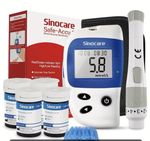 Sinocare Safe-Accu2 Glucose Monitoring Kit, Auto Strip Eject, Case Set