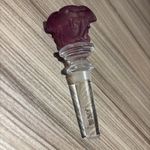 ROSENTHAL VERSACE MEDUSA GLASS BOTTLE STOPPER mint condition